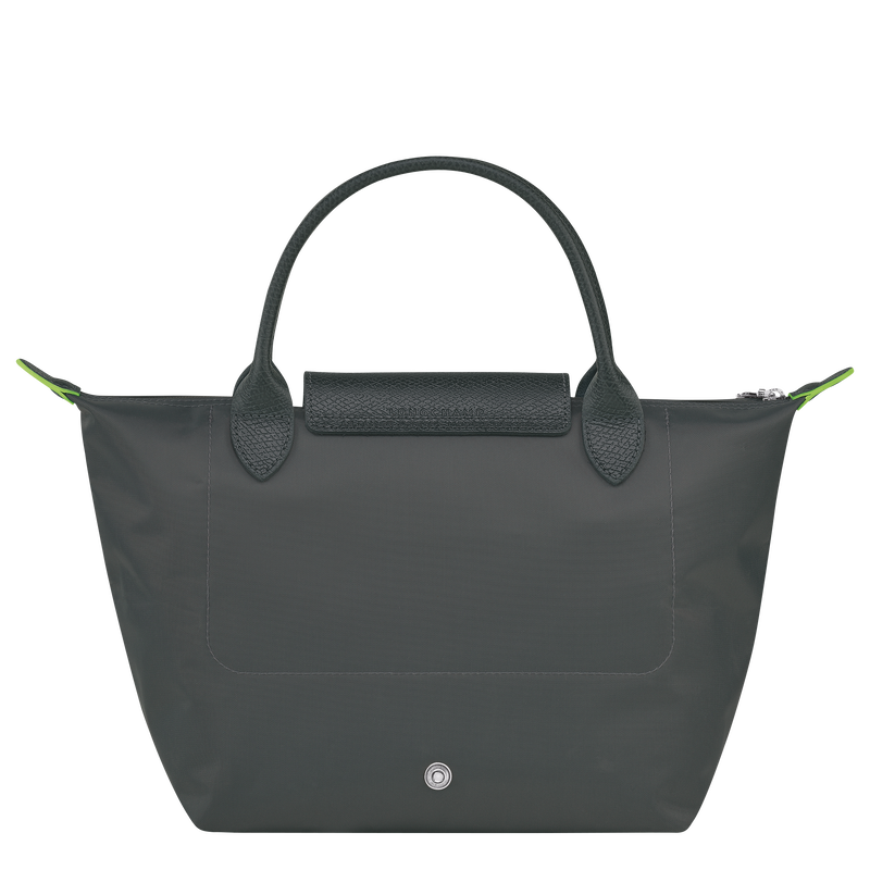 Sac &agrave; main S Le Pliage Green , Toile recycl&eacute;e - Graphite  - Vue 4 de 6