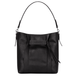 Longchamp 3D M Hobo bag , Black - Leather
