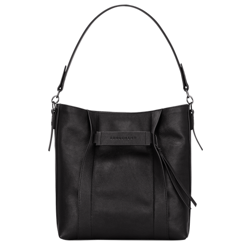 Longchamp 3D M Hobo bag , Black - Leather - View 1 of  6