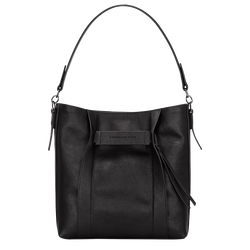 Longchamp 3D M Hobo bag , Black - Leather