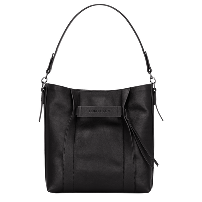 Longchamp 3D Hobo bag M, Black