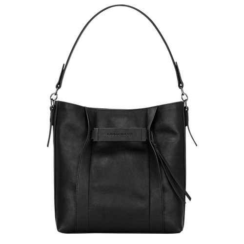 Longchamp 3D M Hobo bag , Black - Leather - View 1 of  6