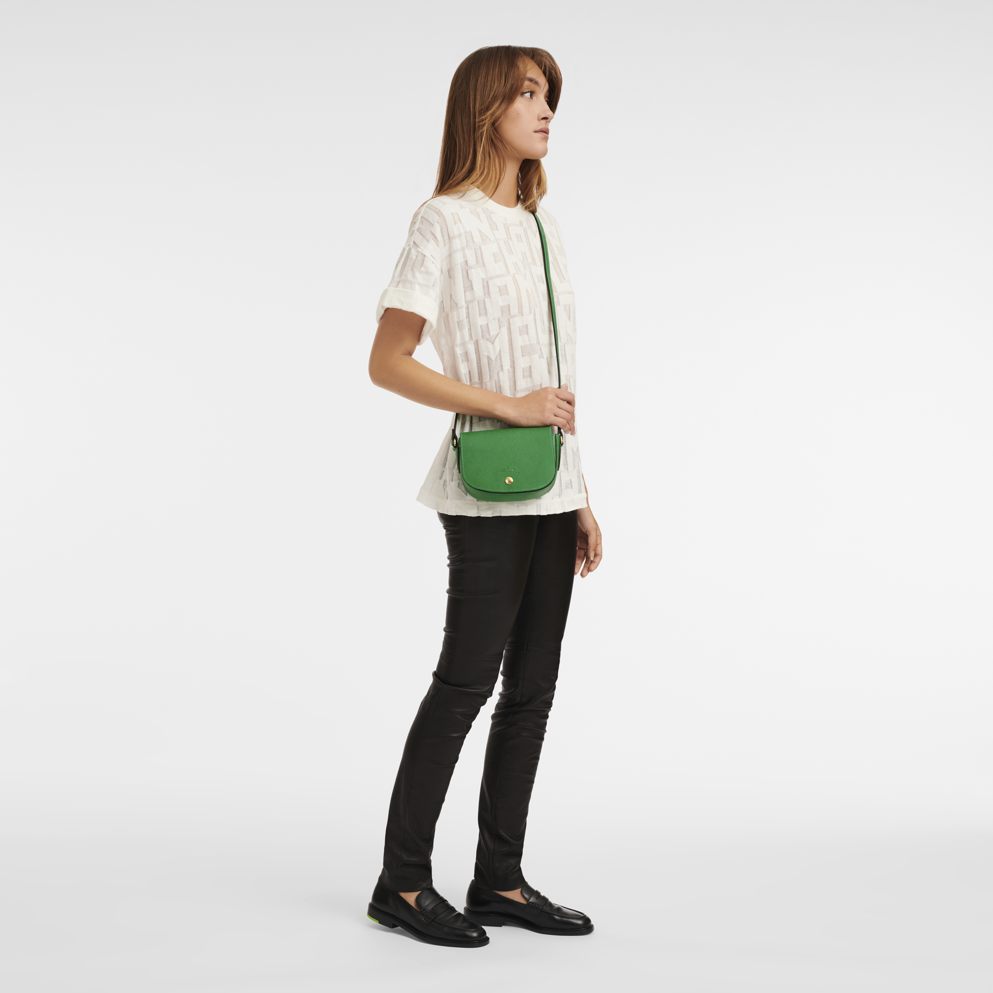 Crossbody bag XS, Green - View 2 of
        4 - zoom in Épure Crossbody bag XS, Green