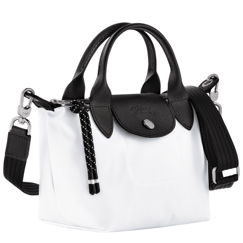 Le Pliage Energy XS Handbag , White - Recycled canvas  - View 2 of  5