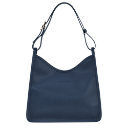 Longchamp, Bags, Authentic Longchamp Quadri Leather Shoulder Hobo Bag  Sapphire Blue