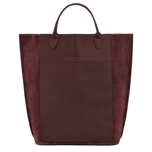 Burgundy leather tote bag new arrivals