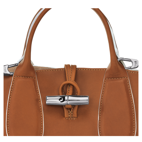 Roseau S Handbag , Cognac - Leather - View 7 of  7