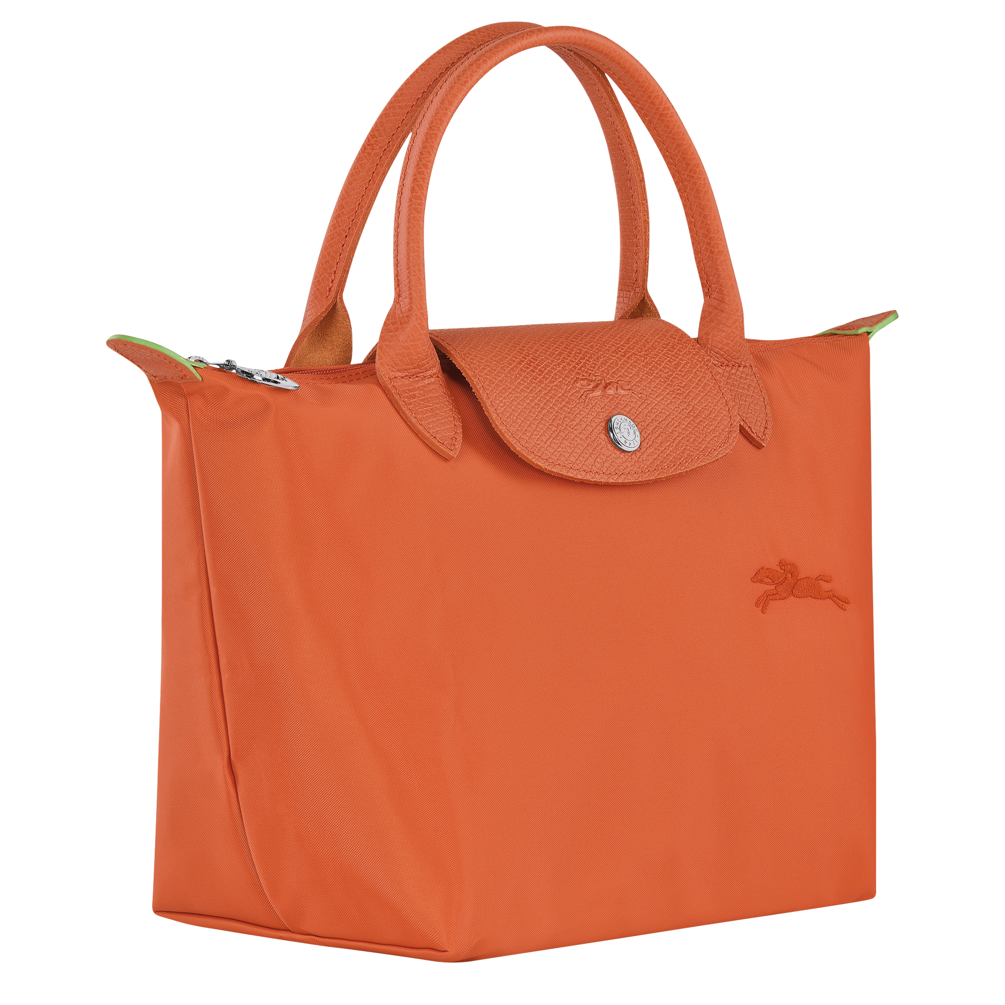 Le Pliage Green 手提包 S, 橘紅色