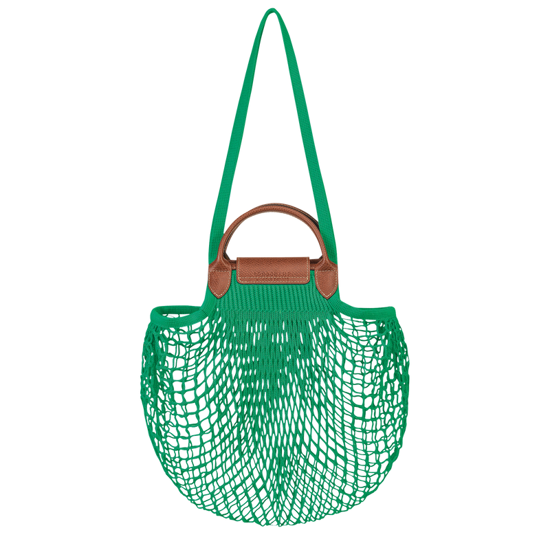 Le Pliage Filet L Mesh bag , Green - Canvas  - View 3 of 3
