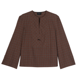 Blouse , Cashew - Jacquard cotton