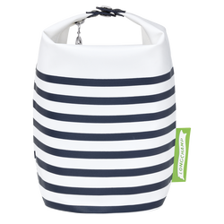 Le Pliage 系列 手拿包 XS , 海軍藍/白色 - 帆布