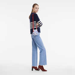 Le Pliage Filet 織網包 XS , 天藍色 - 帆布
