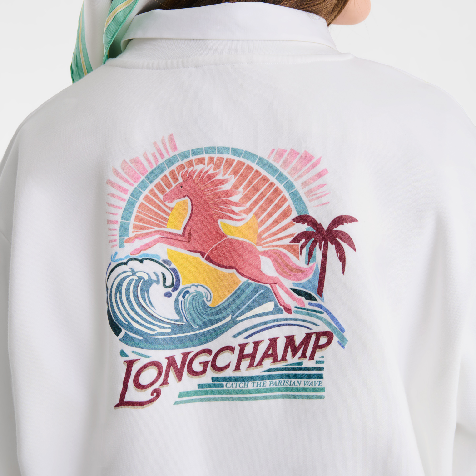 null Sweatshirt, Weiss