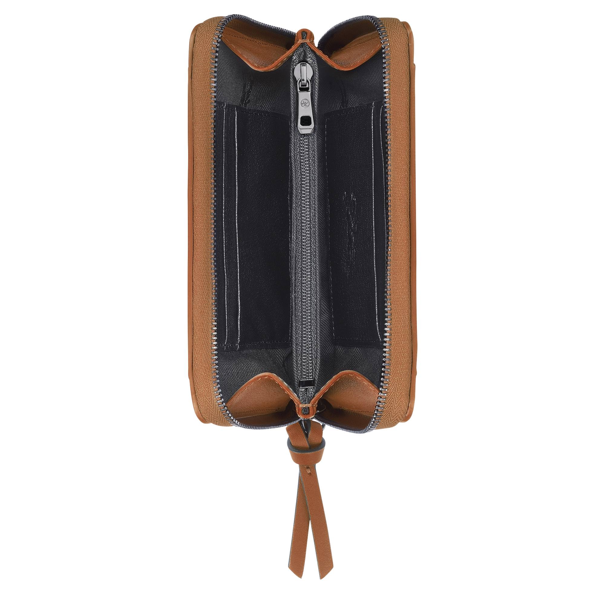 Longchamp 3D Wallet, Natural