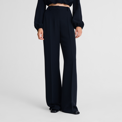 Trousers , Black - Crepe