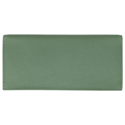 Le Roseau Long continental wallet , Oregano - Leather