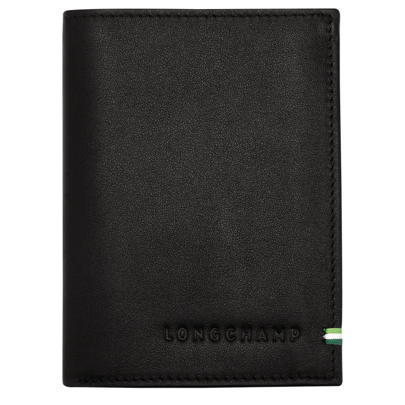 Longchamp sur Seine Wallet , Black - Leather  - View 1 of  3