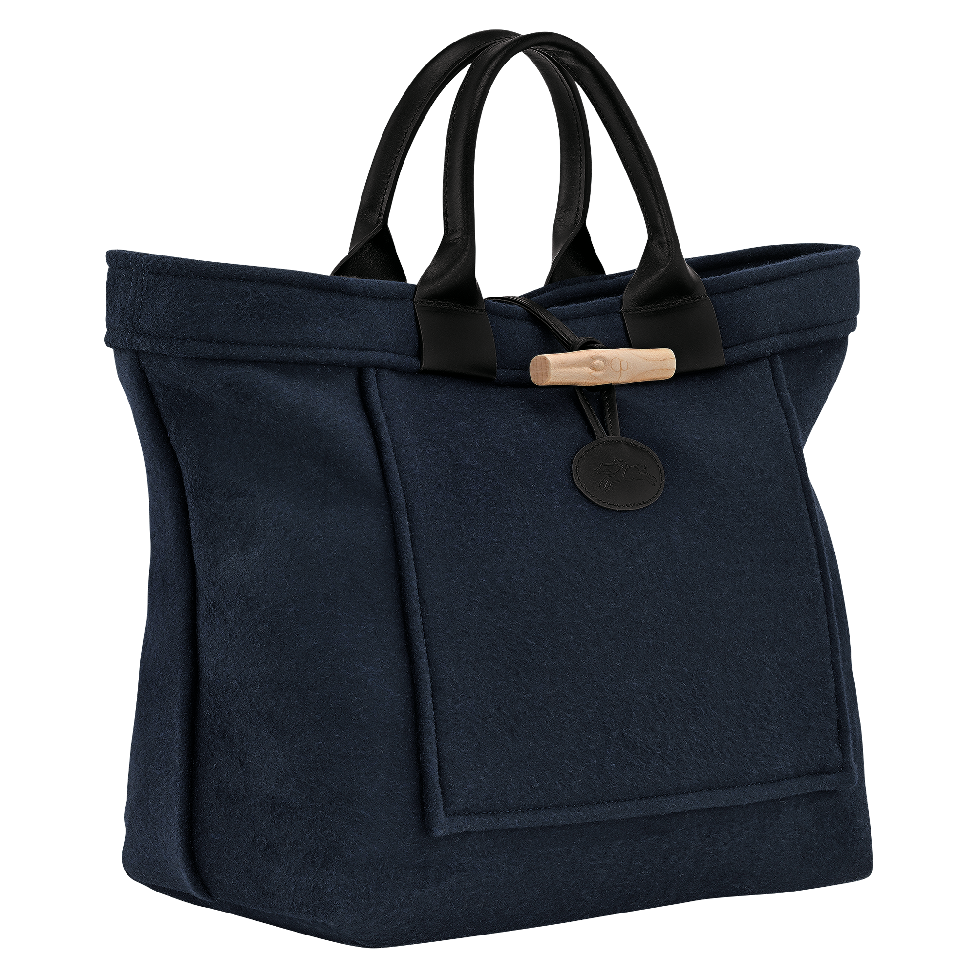 Tote bag L, Navy - View 3 of
6 - zoom in Le Roseau Tote bag L, Navy
