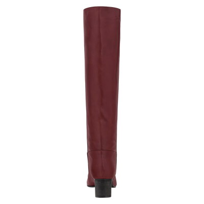 La Cavalière Heel boots, Pomegranate