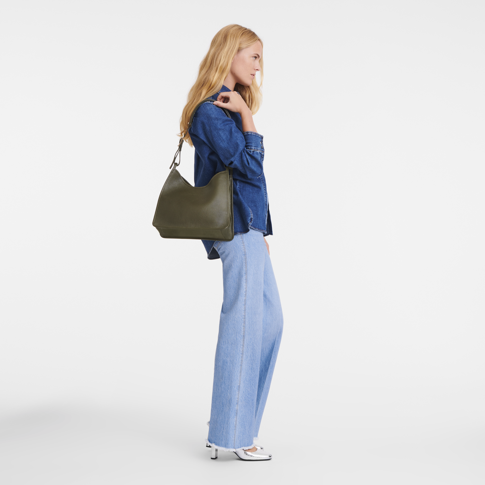 Medium Multi-Pocket Bag in Khaki - Tomfoolery London