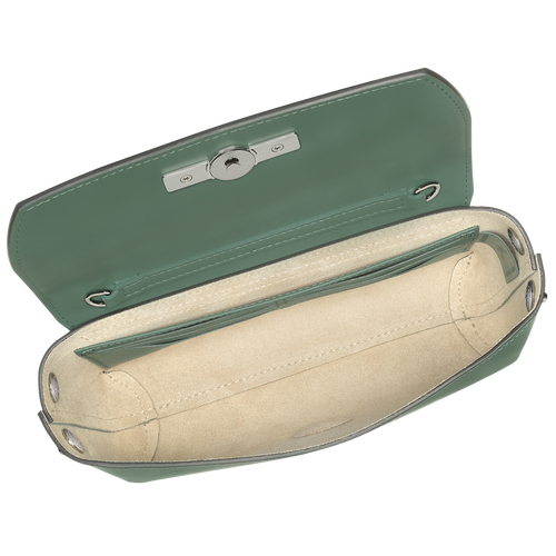 Le Roseau Clutch , Sage - Leather - View 4 of  4