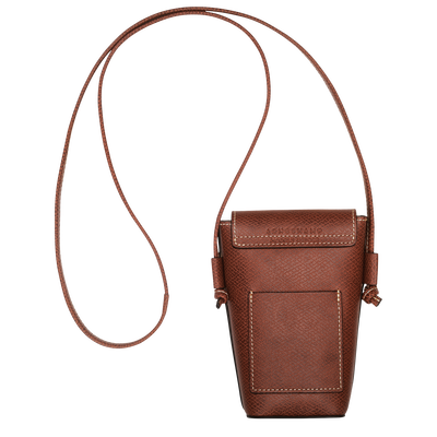 &Eacute;pure Phone case with lace, Brown