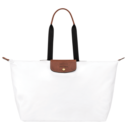 Longchamp X D'heygere Reisetasche/Rucksack S, Weiss