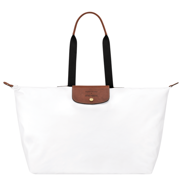 Longchamp X D'heygere Reisetasche/Rucksack S, Weiss
