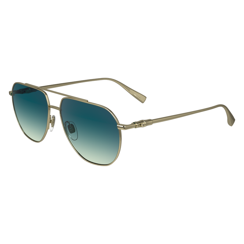Sunglasses , Gold/Petrol Blue - OTHER  - View 2 of  2