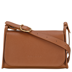 Le Foulonné M Crossbody bag , Caramel - Leather