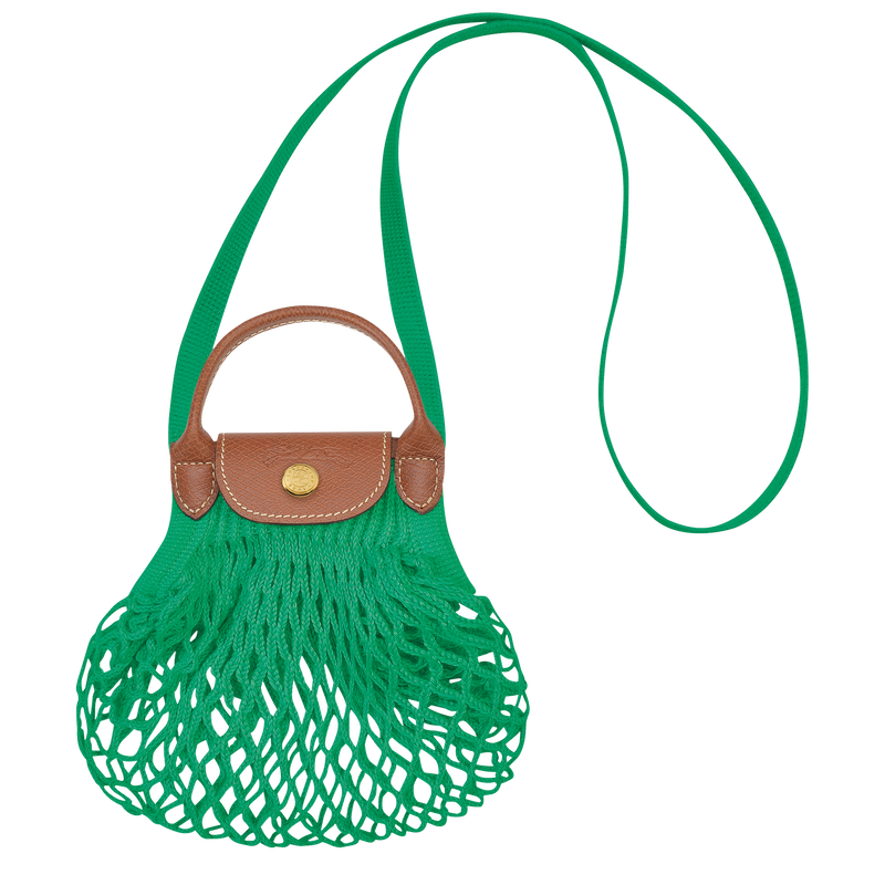 Le Pliage Filet 斜揹袋 XS , 綠色 - 帆布  - 查看 1 3