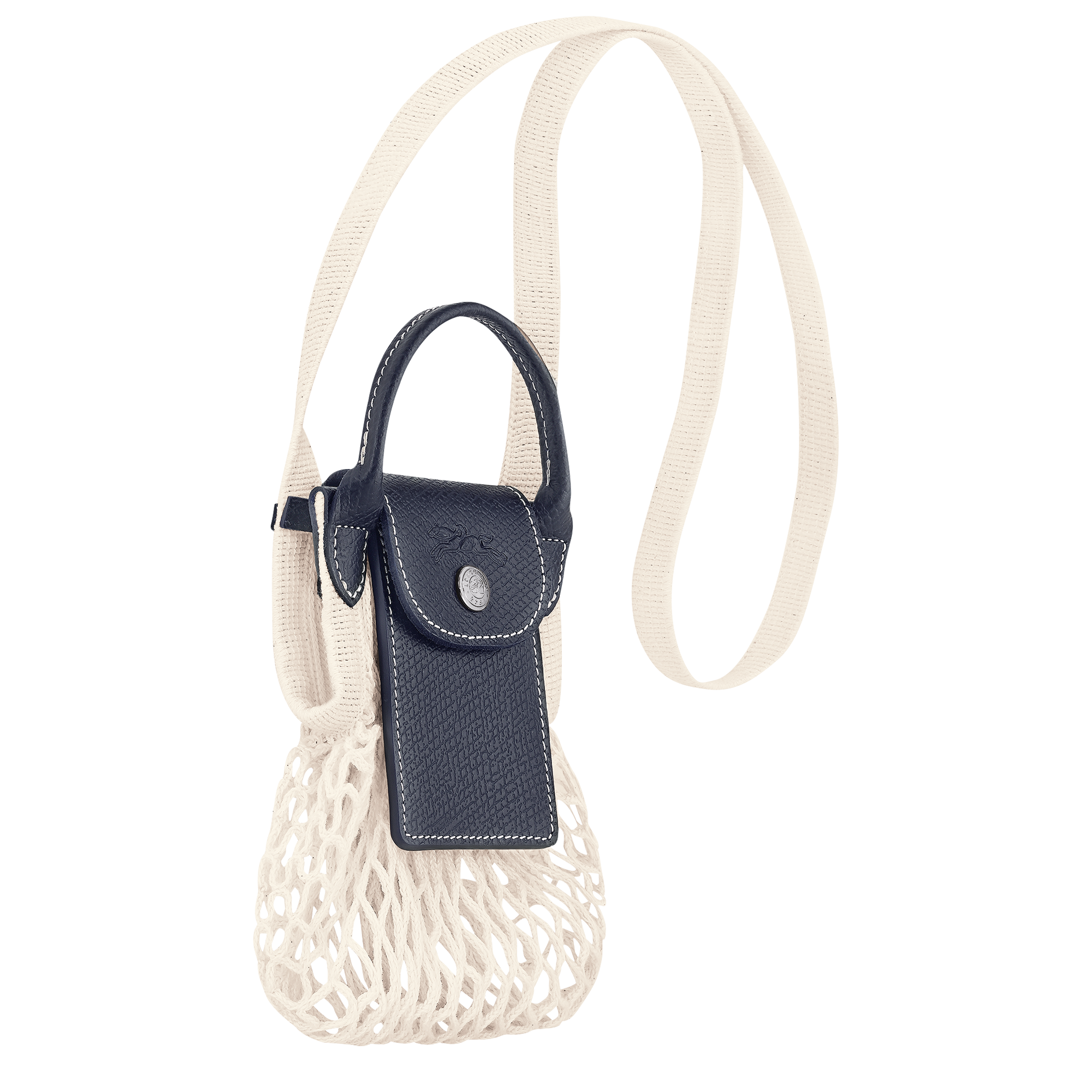 Mesh bag XS, Navy - View 3 of
4 - zoom in Le Pliage Collection Mesh bag XS, Navy