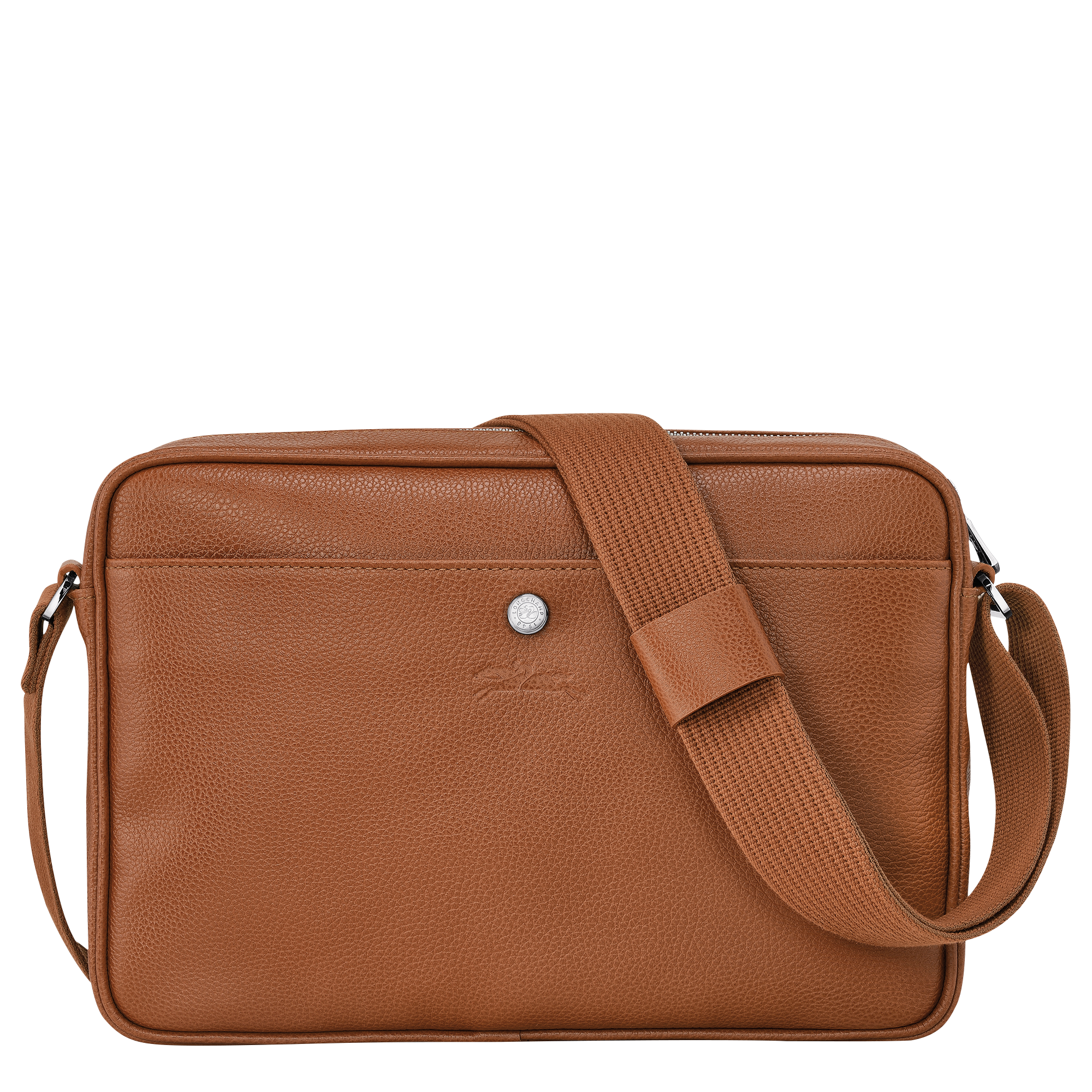 Le Foulonné Camera bag M, Caramel