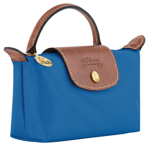 Le Pliage 原創系列 附提把的小袋子 , 鈷藍色 - 再生帆布 - 查看 3 5