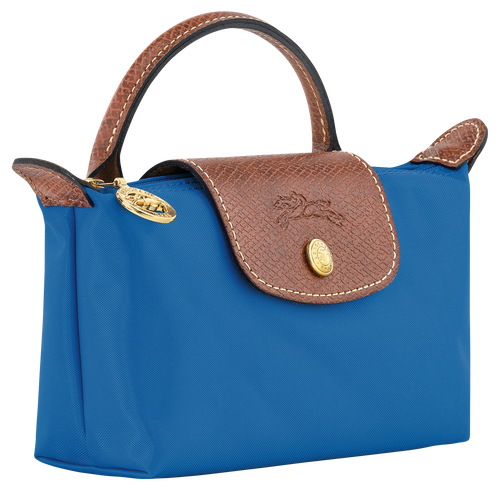 Le Pliage 原創系列 附提把的小袋子 , 鈷藍色 - 再生帆布 - 查看 3 5