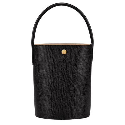 Épure S Bucket bag , Black - Leather