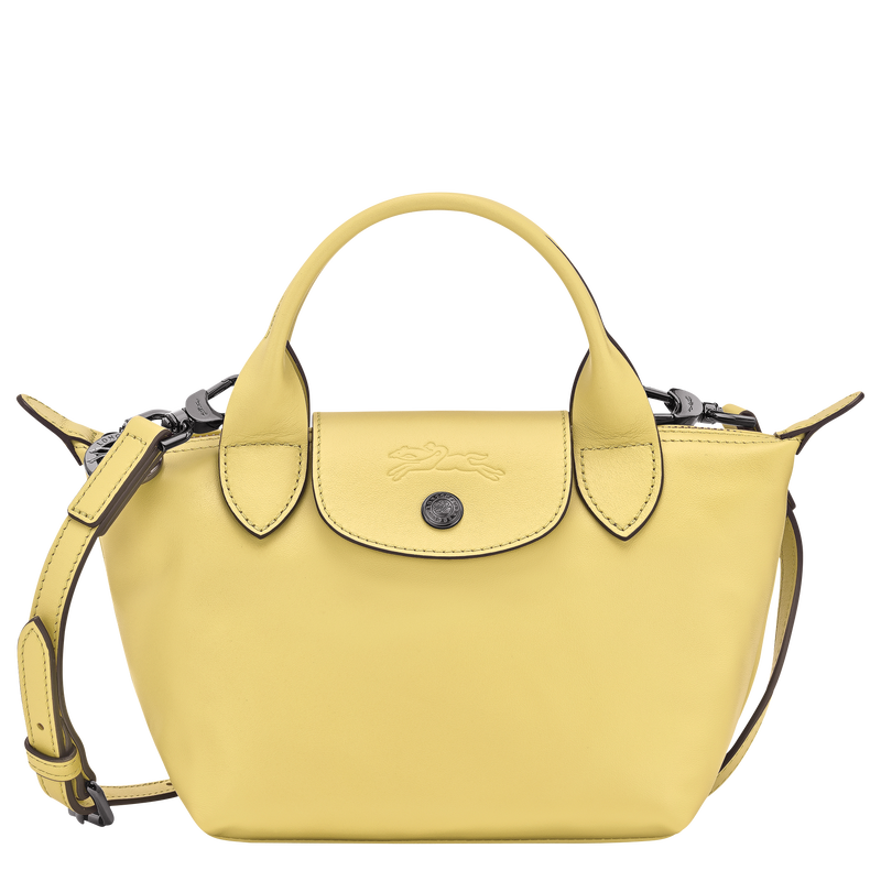 Le Pliage Xtra XS Handbag , Lime - Leather  - View 1 of  5