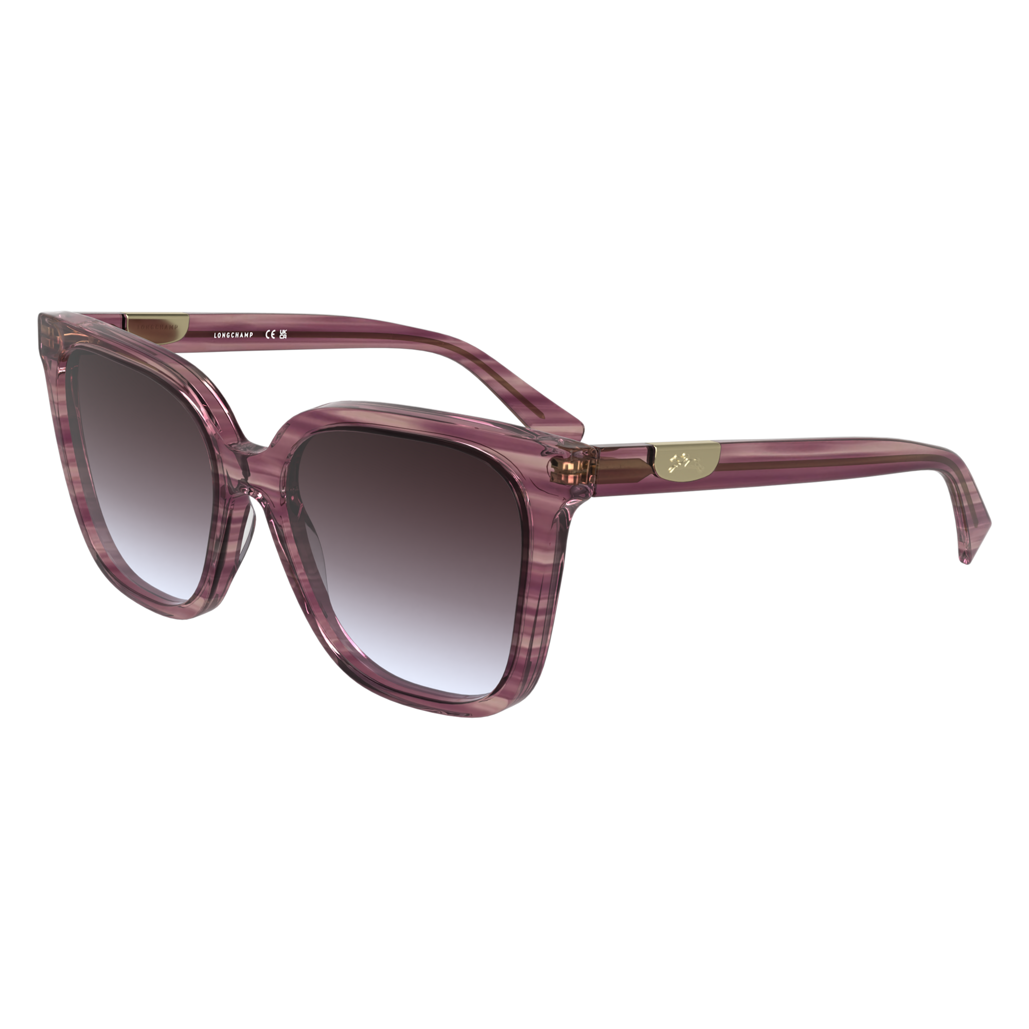 null Sunglasses, White/Violet