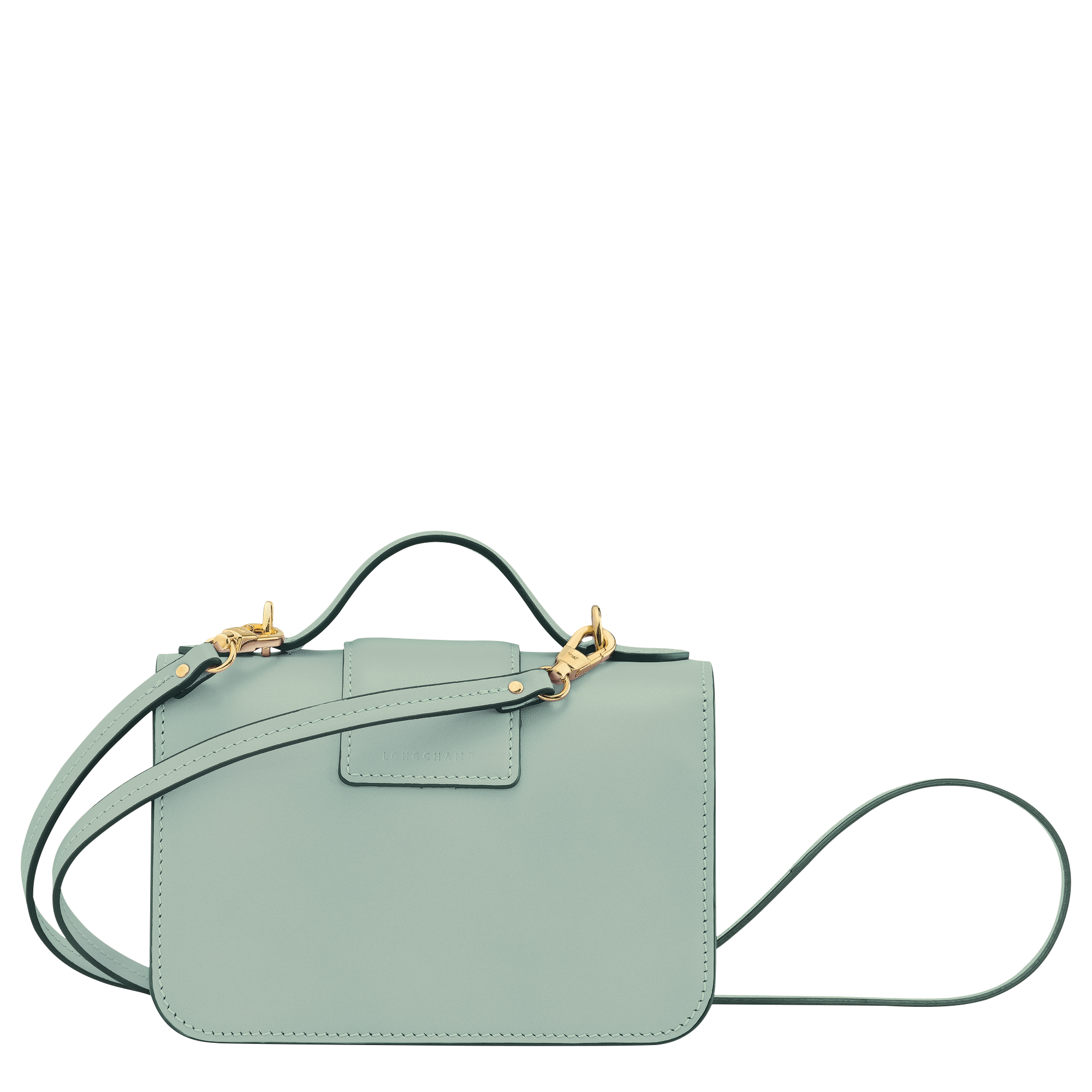 XS greenish gray crossbody bag