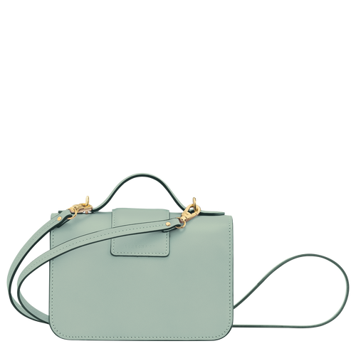 Umhängetasche XS Box-Trot , Leder - Grau grün - Ansicht 4 von 6