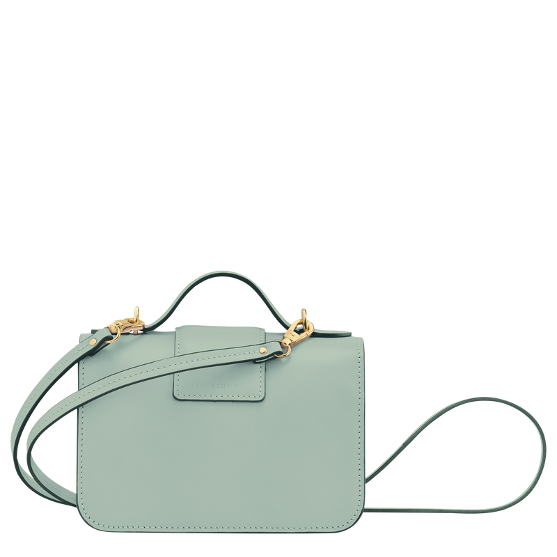 Umhängetasche XS Box-Trot , Leder - Grau grün  - Ansicht 4 von 6