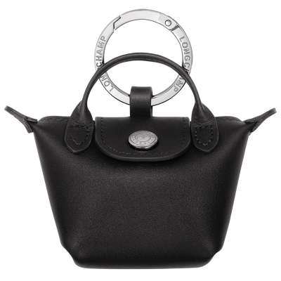 Schl&uuml;sselanh&auml;nger Le Pliage Xtra , Leder - Schwarz