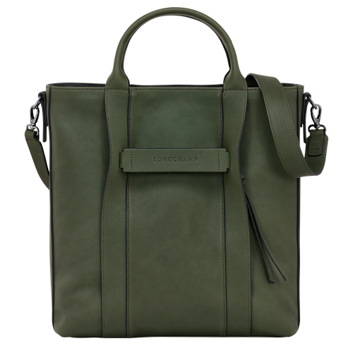 Longchamp 3D 肩揹袋 L , 卡其色 - 皮革 - 查看 1 4