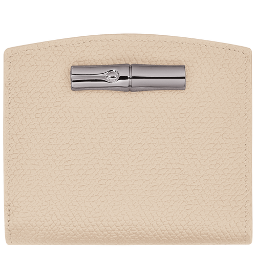 Brieftasche im Kompaktformat Le Roseau , Leder - Papier - Ansicht 1 von 4