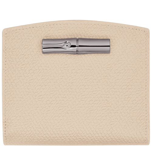 Brieftasche im Kompaktformat Roseau , Leder - Papier - Ansicht 1 von 4