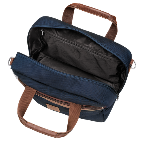 Reisetasche S Boxford , Recyceltes Canvas - Blau - Ansicht 5 von 6