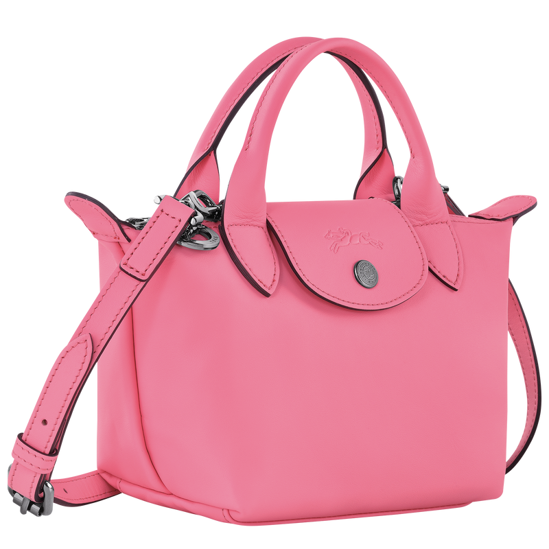 Le Pliage Xtra XS Handbag , Pink - Leather  - View 3 of  6