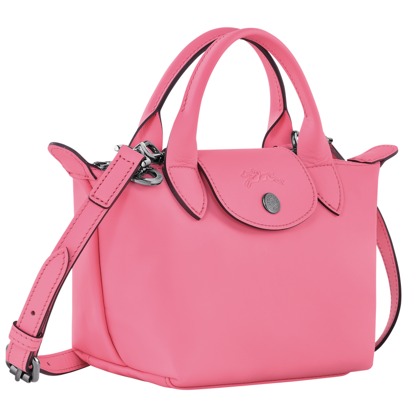 Le Pliage Xtra XS Handbag , Pink - Leather  - View 3 of 6