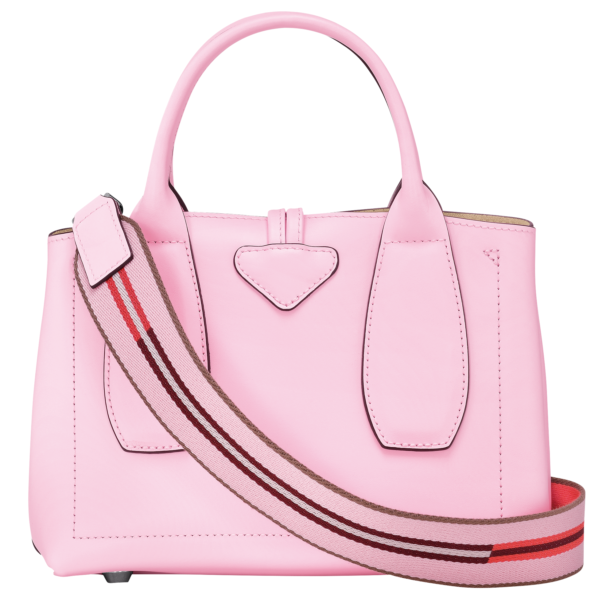 Longchamp Roseau Leather Crossbody Bag In Pink, ModeSens