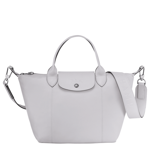 Top handle bag S Le Pliage Cuir Grey (L1512757263) | Longchamp DK Top handle bag S Le Pliage Cuir Grey (L1512757263) | Longchamp DK